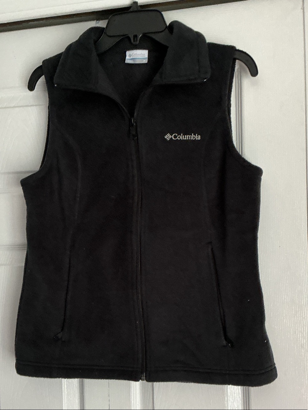 Columbia Black Fleece Zip-Up Vest